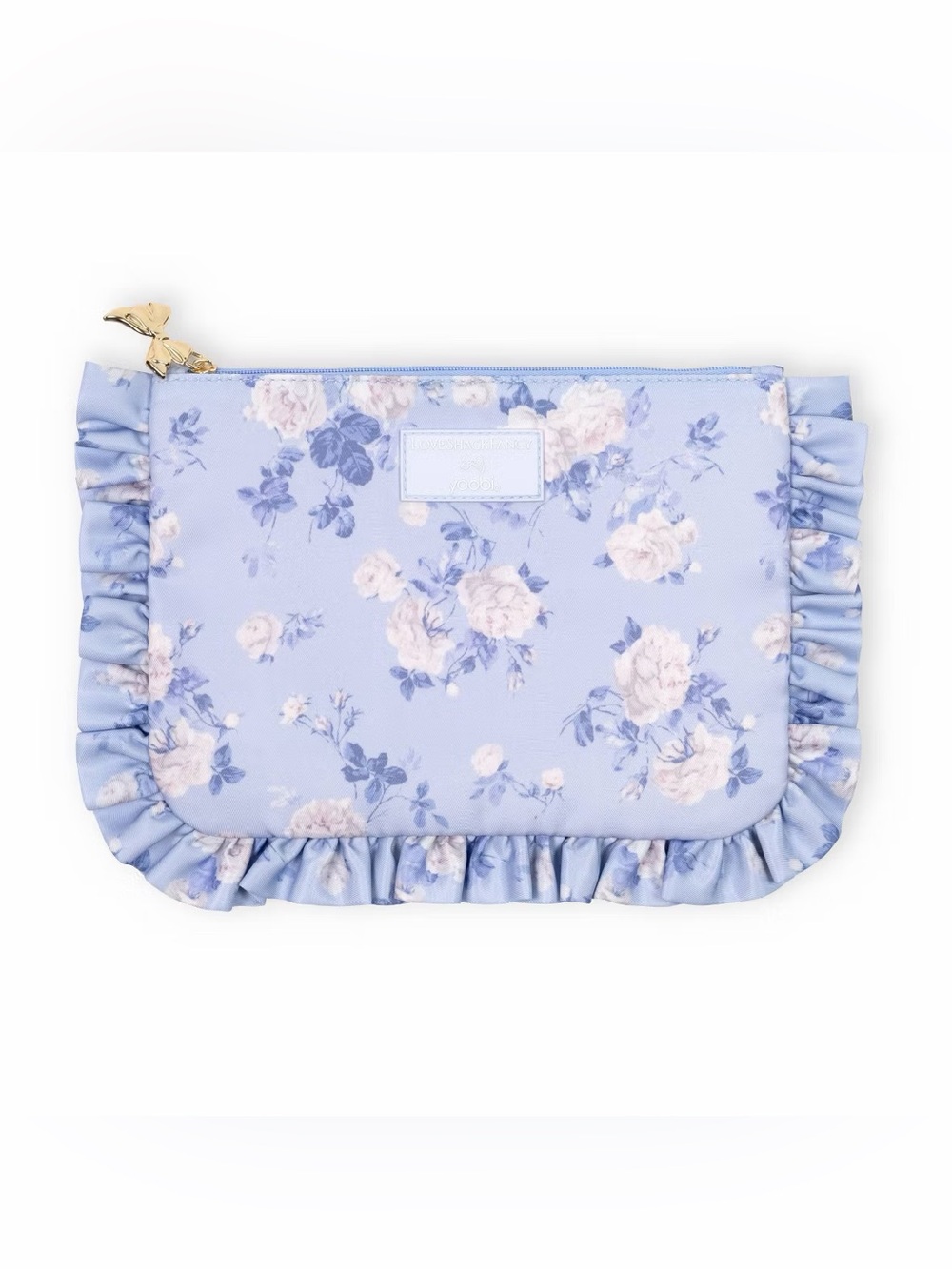 LoveShackFancy x Target - Yoobi Everblooming Rosettes Flat Zip Pencil Case